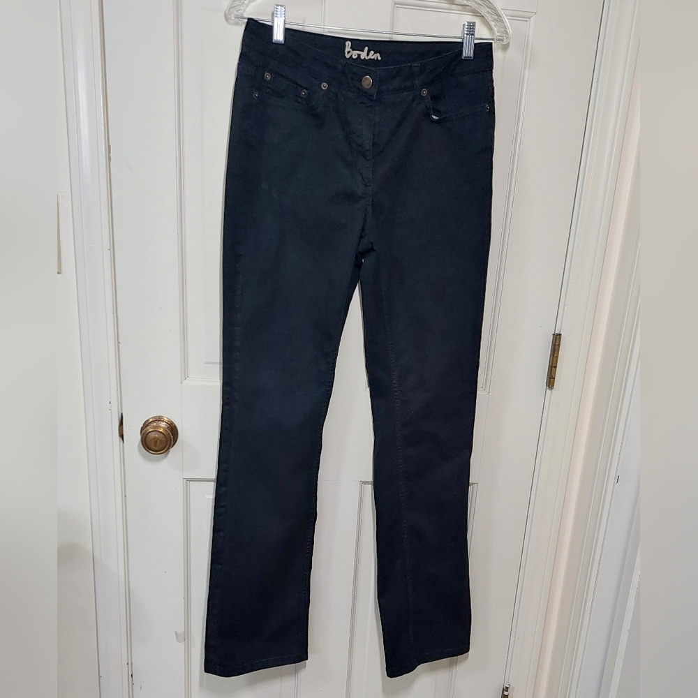 Boden Black Boot Cut High-rise Jeans, Size 8 Long